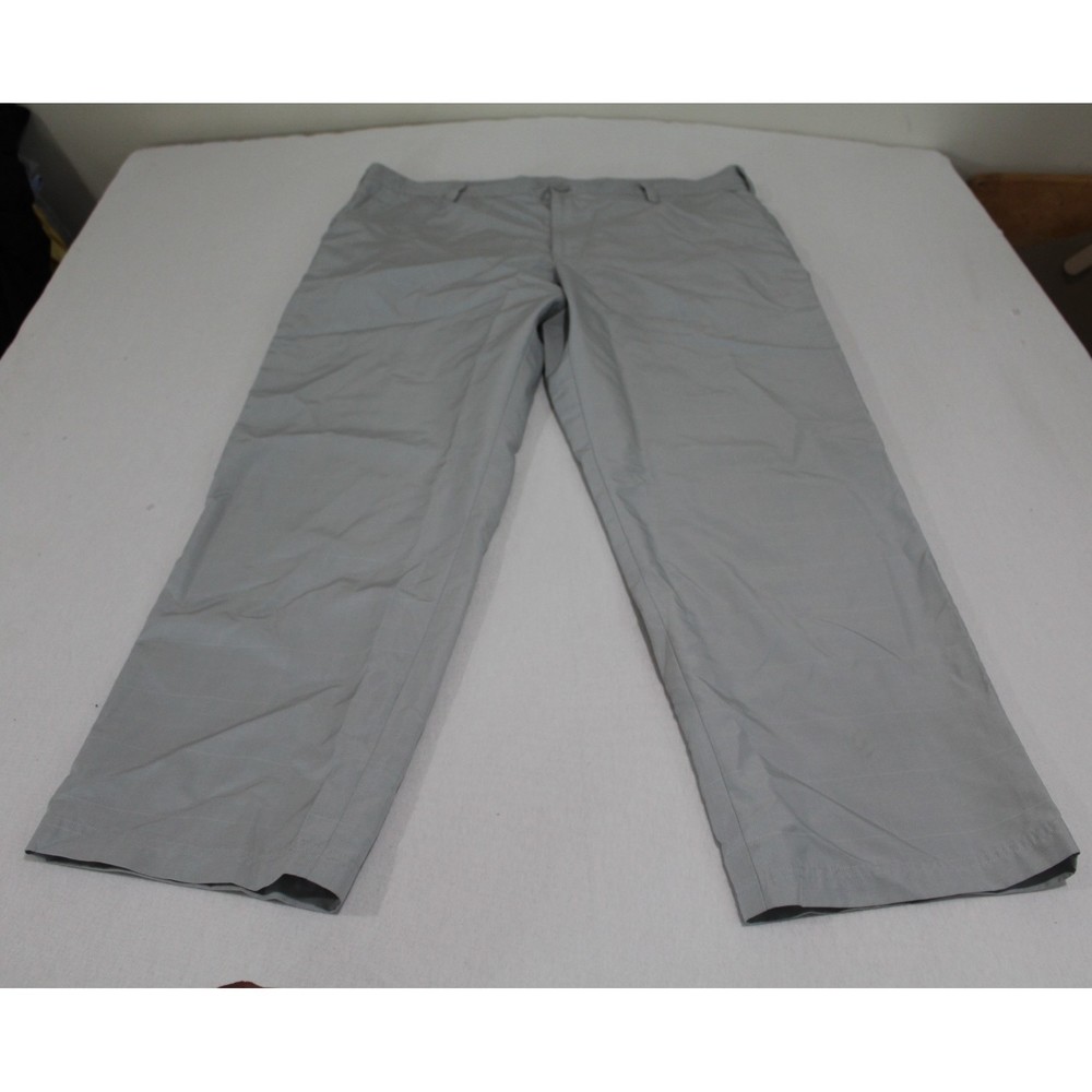 Izod Men Gray Golf Pants Polyester Casual Size 38X30